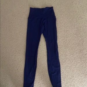 navy lululemon align leggings